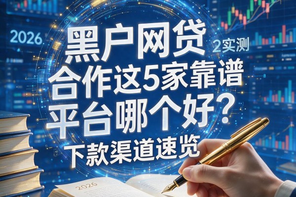 黑户网贷合作平台哪个好?2026实测这5家靠谱下款渠道速览