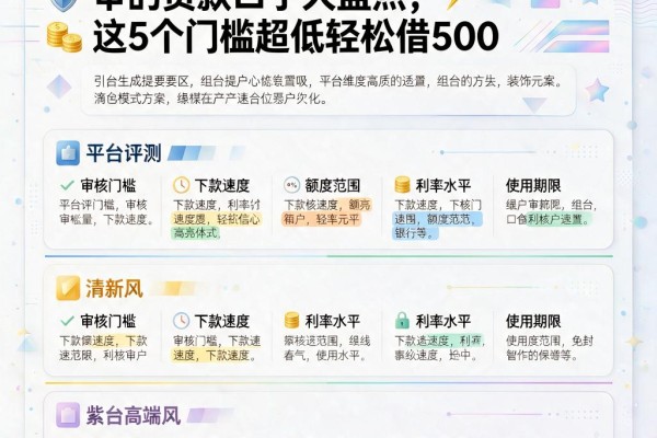 2026必看!黑户2026全机审的贷款口子大盘点,这5个门槛超低轻松借500