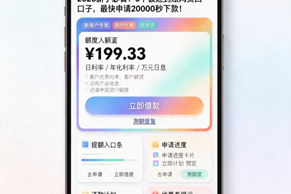 2026新手必看！5个极速到账网贷口子，最快申请20000秒下款！