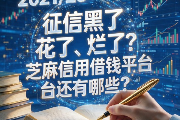 征信黑了、花了、烂了?芝麻信用借钱平台还有哪些?今日必看5个不刷脸借款口子!