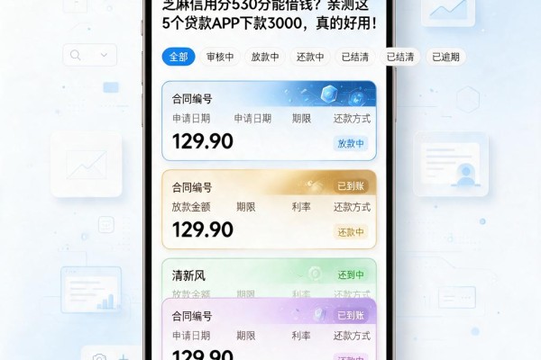 芝麻信用分530分能借钱？亲测这5个贷款APP下款3000，真的好用！