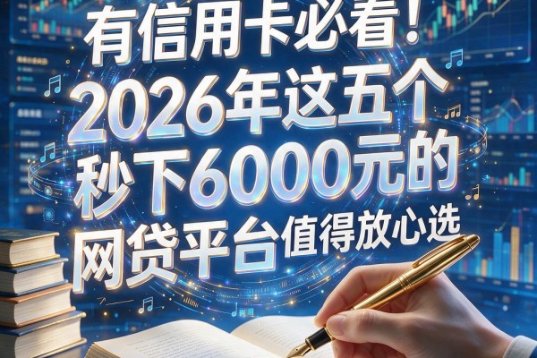 有信用卡必看!2026年这五个秒下6000元的网贷平台值得放心选