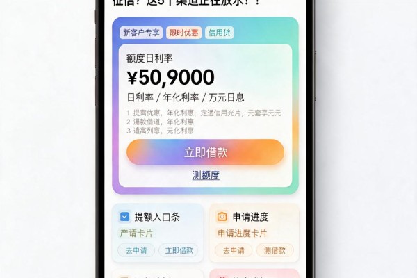 实测盘点！黑户哪些大额借款不查征信？这5个渠道正在放水！