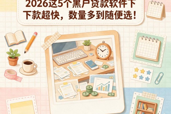 芝麻信用分524能贷款吗？2026这5个黑户贷款软件下款超快，数量多到随便选！