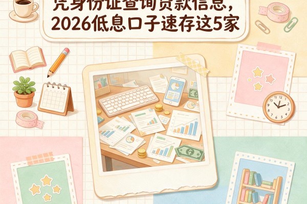 无视逾期也能借!凭身份证查询贷款信息,2026低息口子速存这5家