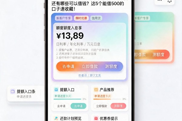 急用钱必看！2026年现在能借钱的平台还有哪些可以借钱？这5个能借500的口子速收藏