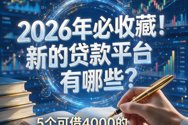 2026年必收藏！新的贷款平台有哪些？5个可借4000的口子深度解析