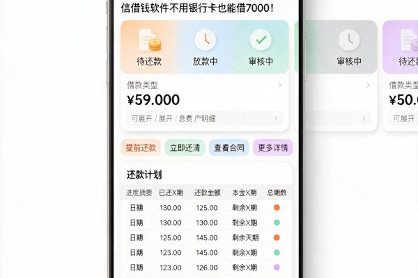 黑户专属!2026限时利率优惠,这5个微信借钱软件不用银行卡也能借7000