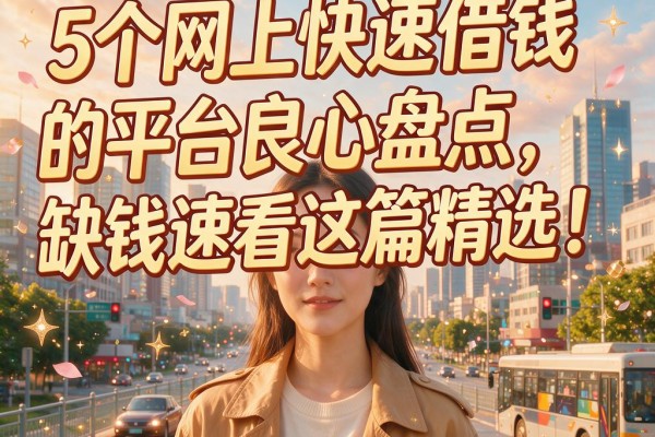 5个网上快速借钱的平台良心盘点,缺钱速看这篇精选!
