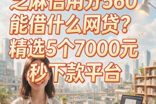 芝麻信用分560能借什么网贷?精选5个7000元秒下款平台