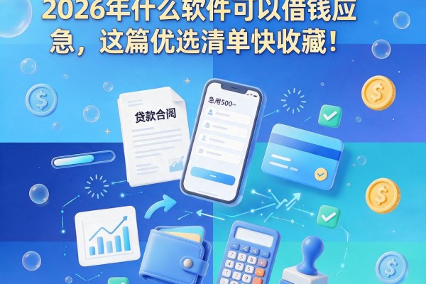 急用500~1000元？2026年什么软件可以借钱应急，这篇优选清单快收藏！