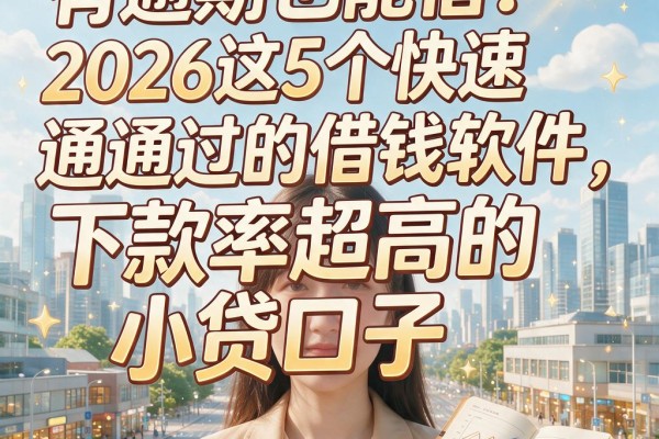 有逾期也能借！2026这5个快速通过的借钱软件，下款率超高的小贷口子