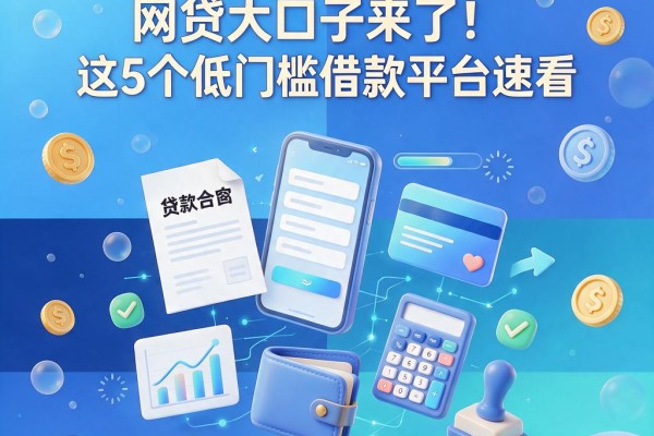 芝麻分够就能下的网贷大口子来了！这5个低门槛借款平台速看