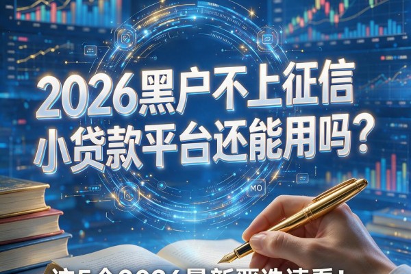 2026黑户不上征信的小贷款平台还能用吗？这5个2026最新严选速看！