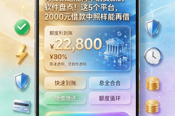 有贷款还能再申请贷款的软件盘点!这5个平台,2000元借款中照样能再借
