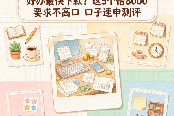 2026速看！什么app贷款最好办最快下款？这5个借8000要求不高口子速申测评