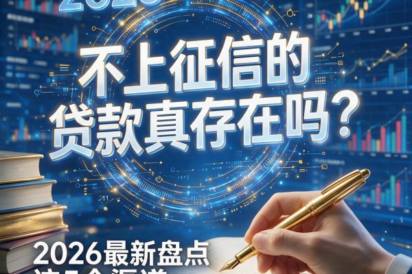 不上征信的贷款真存在吗?2026最新盘点这5个渠道,速看!