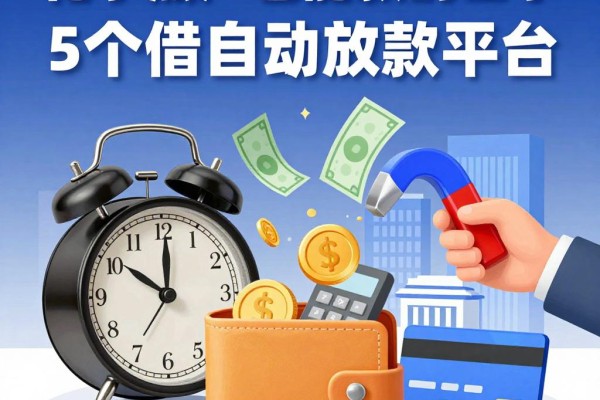 征信花了黑户也能贷款的口子，这5个借钱自动放款平台要求不高，急用钱速看