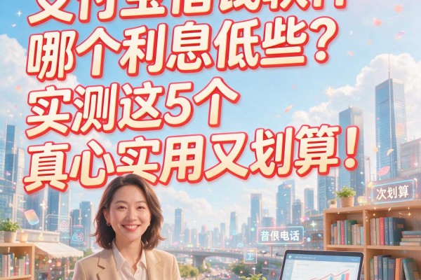 支付宝借钱软件哪个利息低些?实测这5个真心实用又划算!