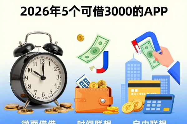 微信贷款平台有哪些?2026年5个可借3000的APP多维度实测对比