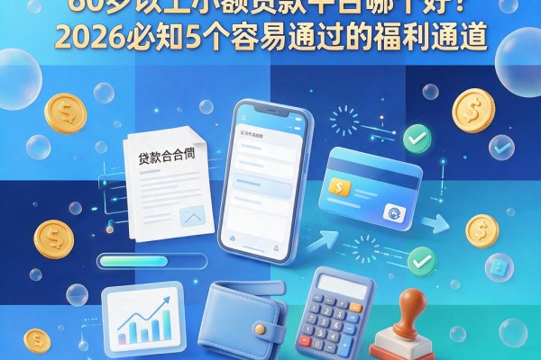 征信有逾期也能借!60岁以上小额贷款平台哪个好?2026必知5个容易通过的福利通道