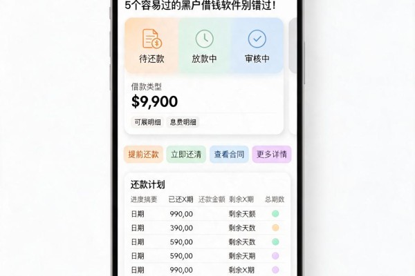 最近黑户贷款口子精选！2026年这5个容易过的黑户借钱软件别错过