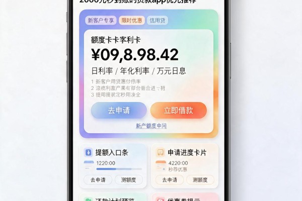 实测这5个借钱平台最好下款，2000元秒到账的贷款app优先推荐