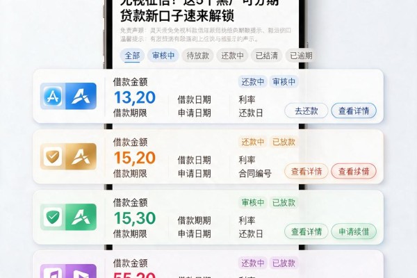 无视征信！这5个黑户可分期贷款新口子速来解锁