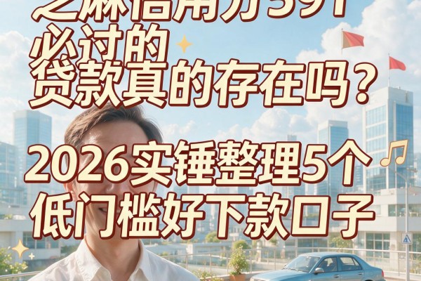 芝麻信用分591必过的贷款真的存在吗？2026实锤整理5个低门槛好下款口子