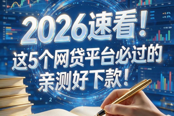 2026速看!这5个网贷平台必过的,亲测好下款!