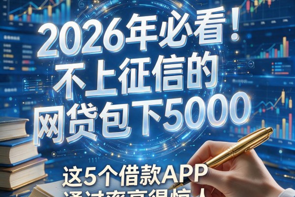 2026年必看！不上征信的网贷包下5000，这5个借款APP通过率高得惊人