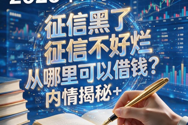 征信黑了、征信不好、征信烂的大学生,2026年从哪里可以借钱?内情揭秘+这5个口子能借20000