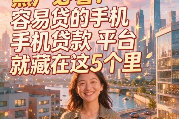 黑户必看!容易贷的手机贷款平台就藏在这5个里