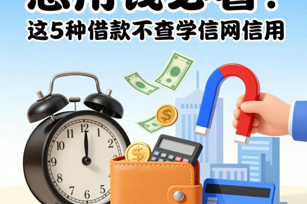 急用钱必看！这5种借款不查学信网信用，0门槛只看芝麻分和信用卡
