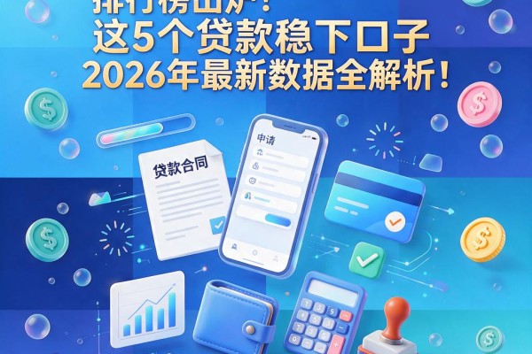 2026年稳定网贷大口子排行榜出炉!这5个贷款稳下口子2026年最新数据全解析
