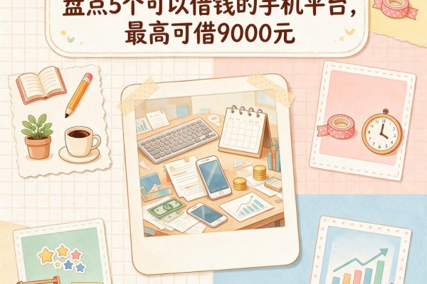 2026年额度飙升!盘点5个可以借钱的手机平台,最高可借9000元