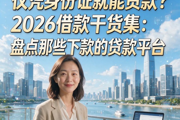 仅凭身份证就能贷款?2026借款干货集:盘点那些容易下款的贷款平台