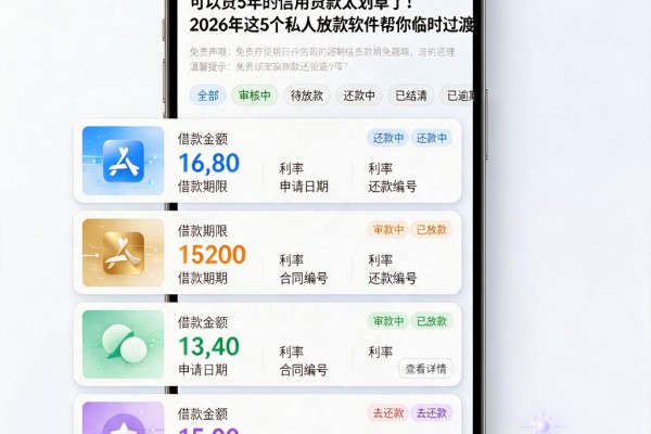 可以贷5年的信用贷款太划算了！2026年这5个私人放款软件帮你临时过渡