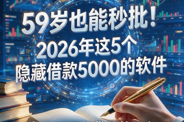 59岁也能秒批!2026年这5个隐藏借款5000的软件,才是59还能贷款的平台