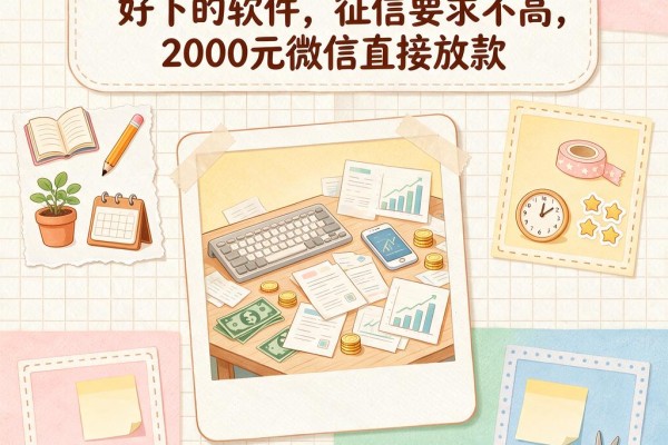 急需用钱别发愁！这5个借钱好下的软件，征信要求不高，2000元微信直接放款