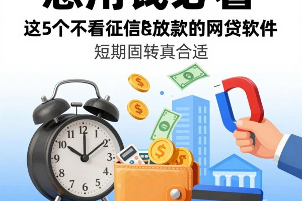 急用钱必看！这5个不看征信能放款的网贷软件，短期周转真合适