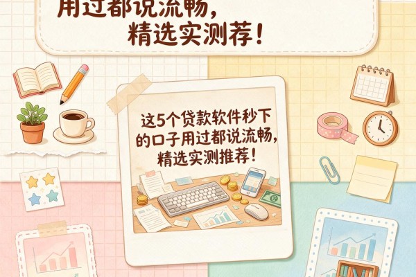 这5个贷款软件秒下的口子用过都说流畅，精选实测推荐！