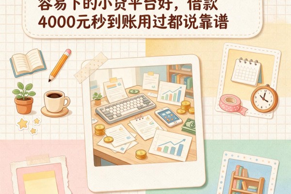 急用钱必看!2026年这5个容易下的小贷平台好,借款4000元秒到账用过都说靠谱