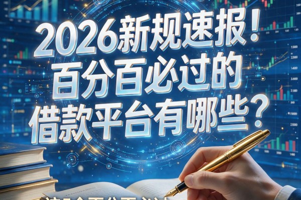 2026新规速报!百分百必过的借款平台有哪些?这5个百分百必过1000贷款APP亲测有效