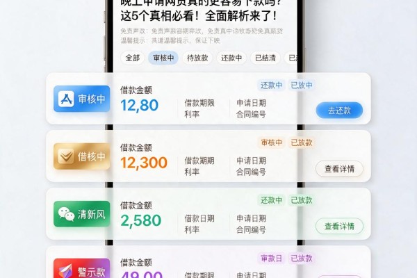 晚上申请网贷真的更容易下款吗？这5个真相必看！全面解析来了！