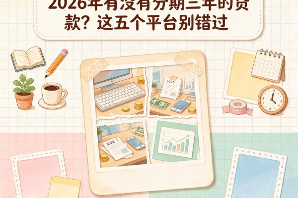 5000元借款分期三年还款！2026年有没有分期三年的贷款？这五个平台别错过