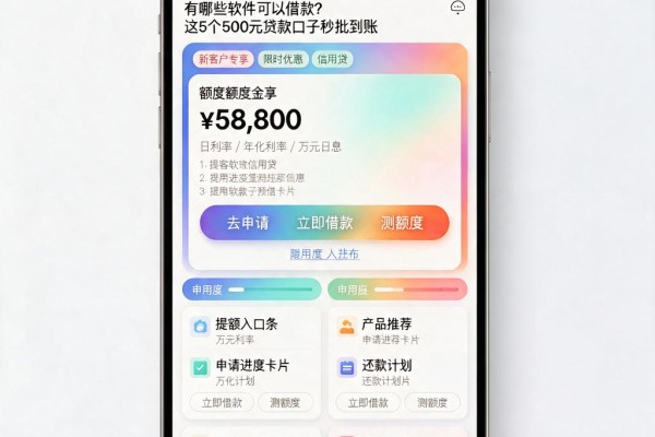 2026年最新实测!容易通过网贷平台有哪些软件可以借款?这5个500元贷款口子秒批到账