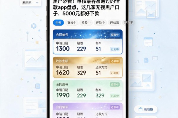 黑户必看！审核最容易通过的借款app盘点，这几家无视黑户口子，5000元都好下款