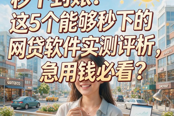 秒下到账！这5个能够秒下的网贷软件实测评析，急用钱必看