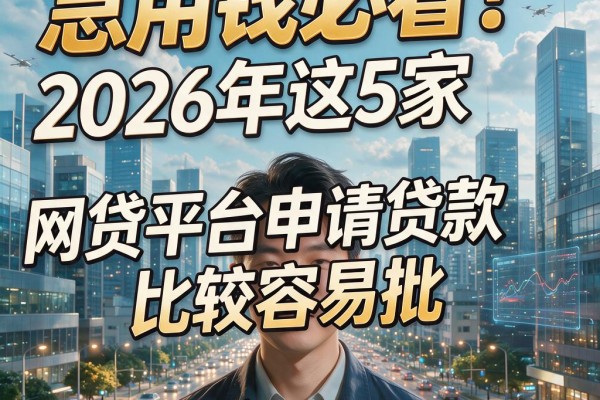 急用钱必看！2026年这5家网贷平台申请贷款比较容易批